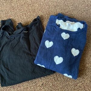 Banana Republic tops. Buy a pair for less than the price of one long sleeve top.